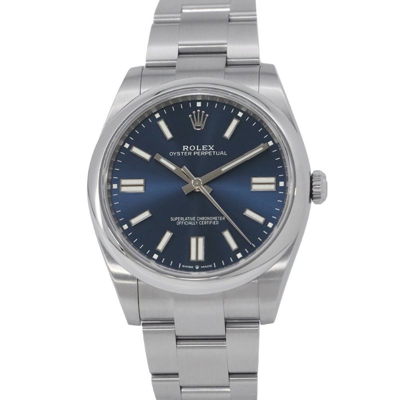 ロレックス オイスターパーペチュアル41 124300 ROLEX 腕時計 ブライトブルー文字盤