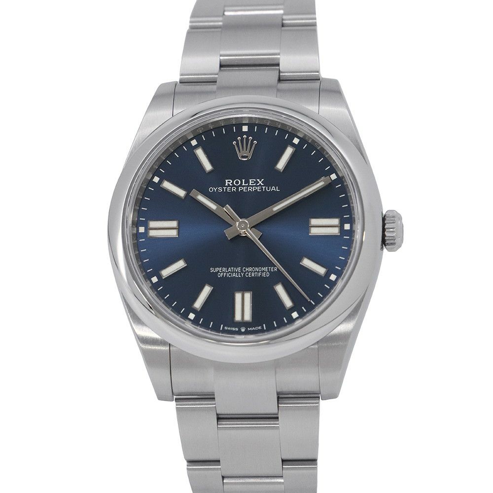 ロレックス オイスターパーペチュアル41 124300 ROLEX 腕時計 ブライトブルー文字盤