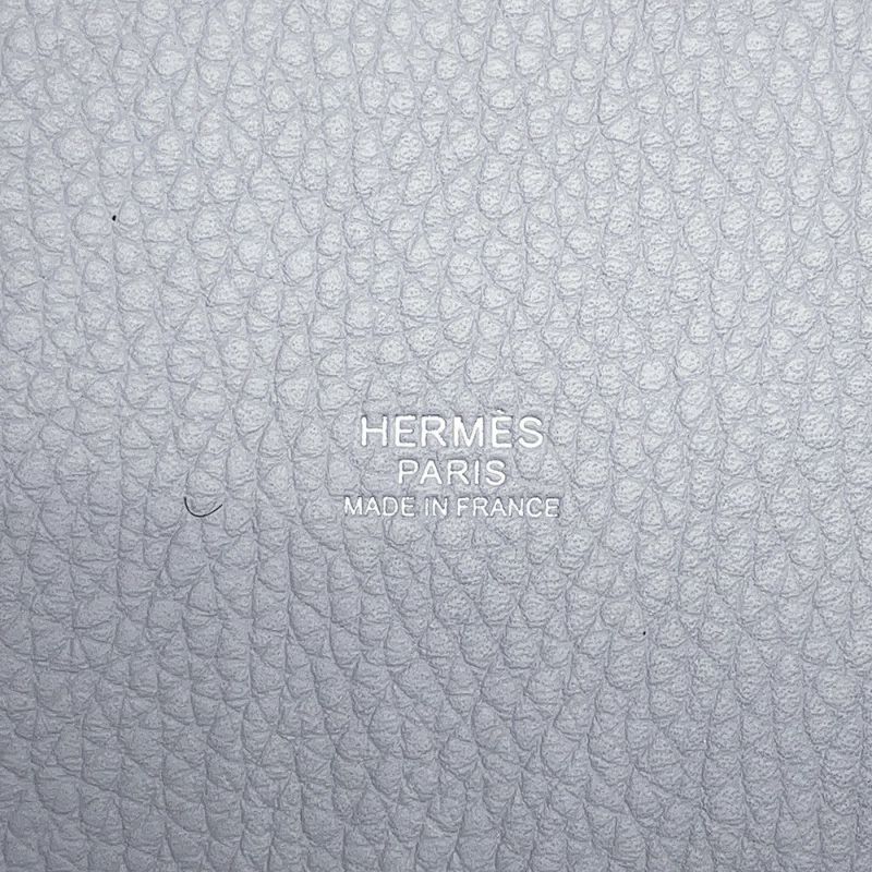 エルメス ハンドバッグ ピコタンロックPM ブルーグラシエ/シルバー金具 トリヨンクレマンス K刻印