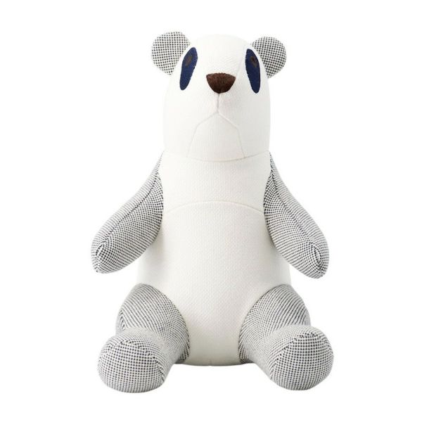 エルメス ぬいぐるみ パンダ エミール エポぺ ブルーインディゴ コットン HERMES トイ