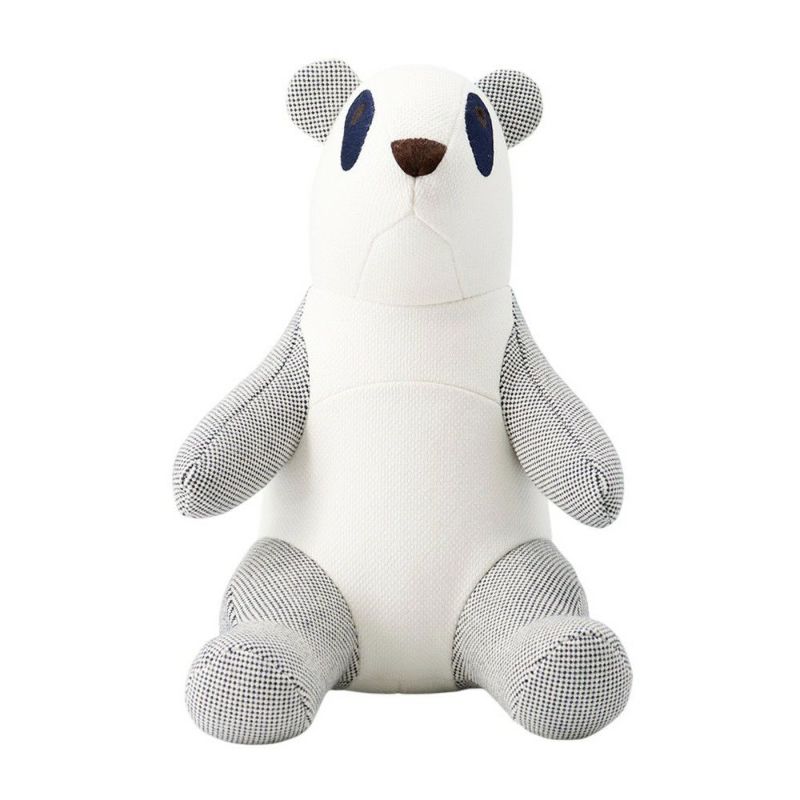 エルメス ぬいぐるみ パンダ エミール エポぺ ブルーインディゴ コットン HERMES トイ