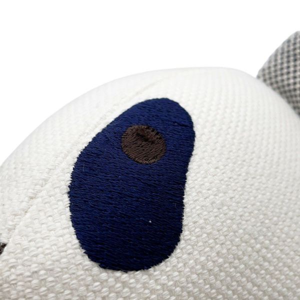 エルメス ぬいぐるみ パンダ エミール エポぺ ブルーインディゴ コットン HERMES トイ