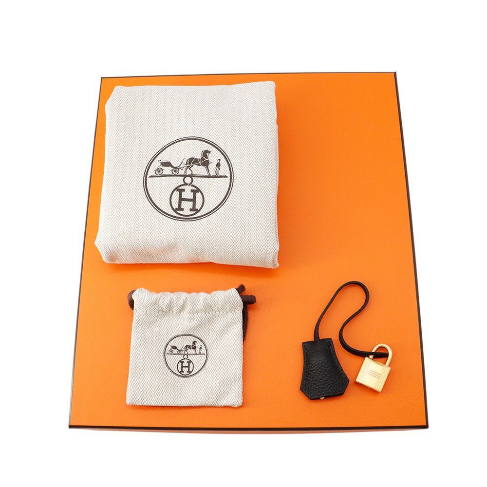 エルメス バーキン25 ブラック/マットゴールド金具 K刻印 HERMES Birkin ハンドバッグ 黒