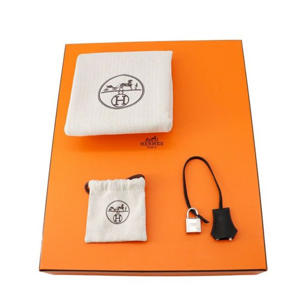 エルメス バーキン30 ブラック/シルバー金具 トゴ W刻印 HERMES Birkin ハンドバッグ 黒