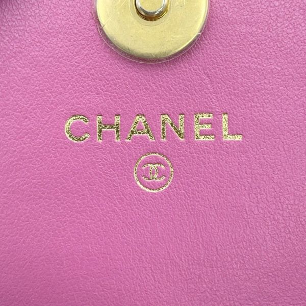 シャネル ボディバッグ ココマーク マトラッセ チェーンベルトバッグ ツイード CHANEL