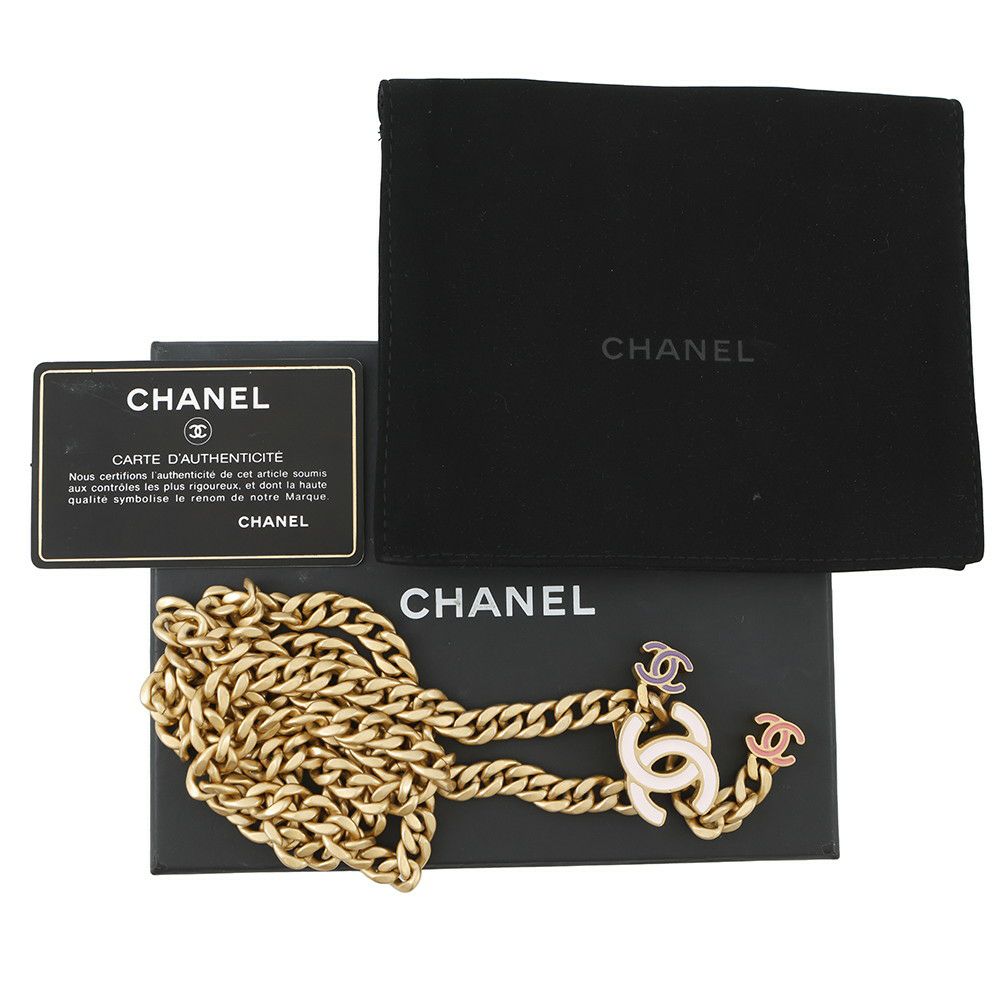 シャネル ボディバッグ ココマーク マトラッセ チェーンベルトバッグ ツイード CHANEL