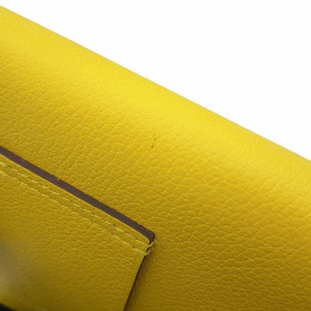 エルメス 財布 コンスタンス スリム ジョーヌアンブル/ゴールド金具 エバーカラー B刻印 HERMES 財布