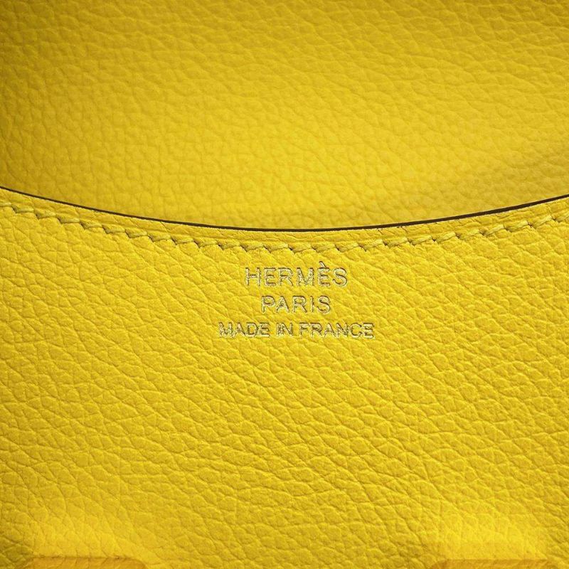 エルメス 財布 コンスタンス スリム ジョーヌアンブル/ゴールド金具 エバーカラー B刻印 HERMES 財布