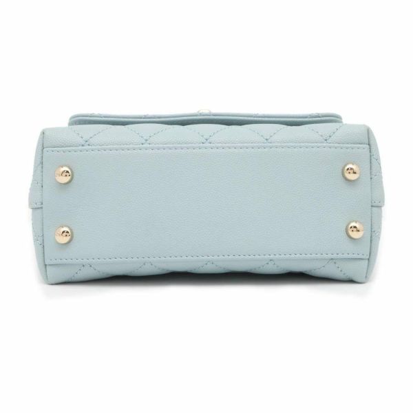 シャネル ハンドバッグ ココマーク トップハンドル マトラッセ キャビアスキン AS2215 2wayショルダー ココハンドル