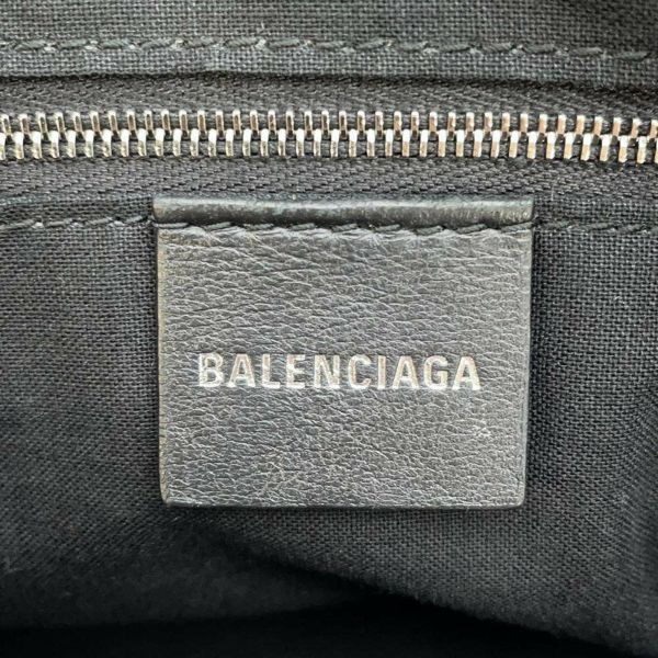 バレンシアガ ショルダーバッグ BBモノグラム シグネチャー PVC 702723 BALENCIAGA カメラバッグ 2wayクラッチ 黒 白