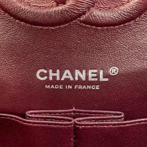 シャネル チェーンショルダーバッグ マトラッセ25 ココマーク キャビアスキン ダブルチェーン A01112 CHANEL 黒