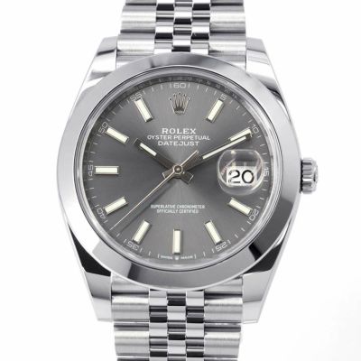 ロレックス デイトジャスト41 ランダムシリアル ルーレット 126300 ROLEX 腕時計 スレート文字盤 安心保証 |  中古・新品ブランド販売ギャラリーレア公式通販