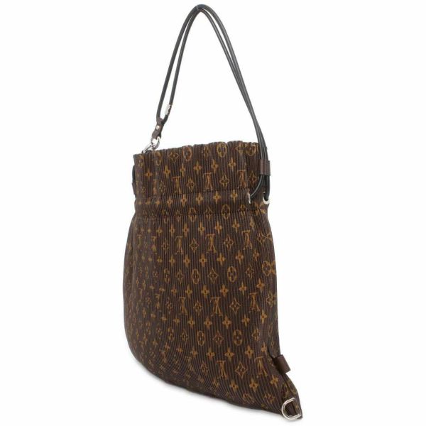 ルイヴィトン ショルダーバッグ モノグラム エクスプローラーMM M42545 LOUIS VUITTON プリーツ 巾着 タッセル