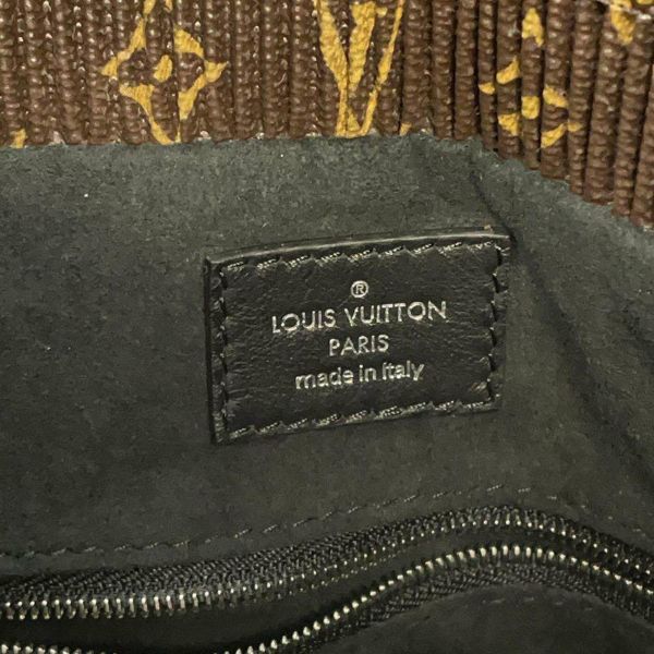 ルイヴィトン ショルダーバッグ モノグラム エクスプローラーMM M42545 LOUIS VUITTON プリーツ 巾着 タッセル