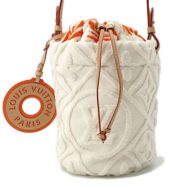ルイヴィトン ハンドバッグ LVバイザプール パイル バケット・LVバケーション M25146 LOUIS VUITTON アイボリー