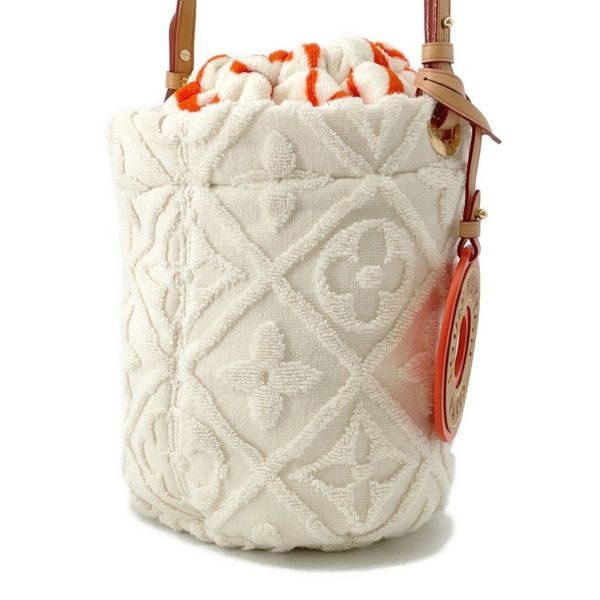 ルイヴィトン ハンドバッグ LVバイザプール パイル バケット・LVバケーション M25146 LOUIS VUITTON アイボリー