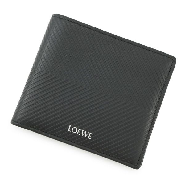 ロエベ 二つ折り財布 バイフォールドウォレット C779302X02 LOEWE 黒
