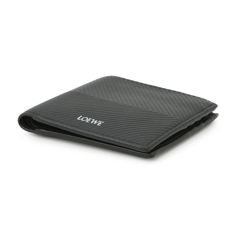 ロエベ 二つ折り財布 バイフォールドウォレット C779302X02 LOEWE 黒