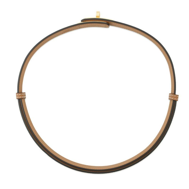 エルメス ケリーベルト ゴールド/ゴールド金具 エプソン B刻印 HERMES べルト