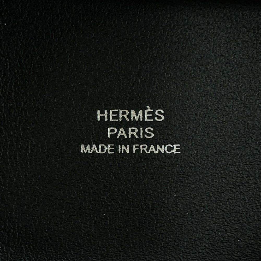 エルメス コインケース バスティア グラファイト ボックスカーフ K刻印 HERMES 小銭入れ