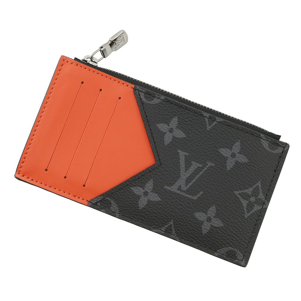 ルイヴィトン カードケース モノグラム・エクリプス コインカード・ホルダー M25843 メンズ 黒 ブラック