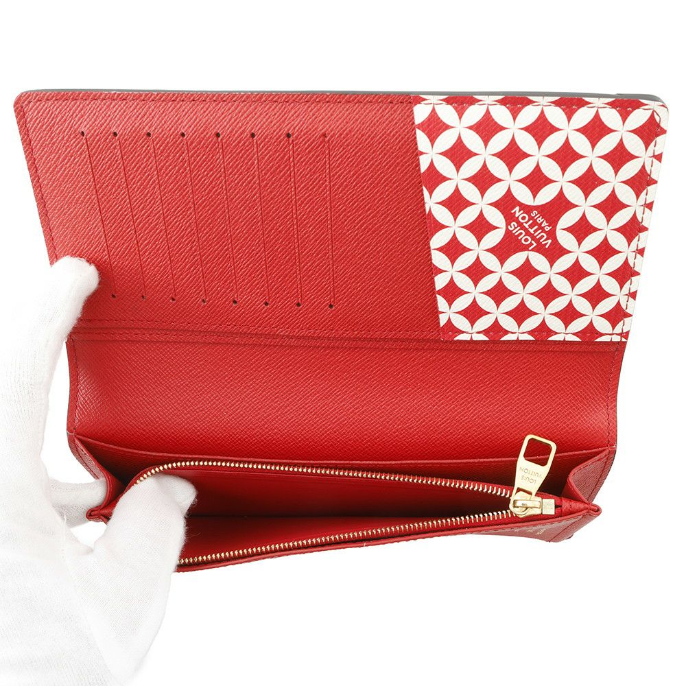 ルイヴィトン 長財布 ダミエ･フレンドシップ キャンバス ポルトフォイユ・ブラザ N40780 ファレル・ウイリアムス/NIGOコラボ