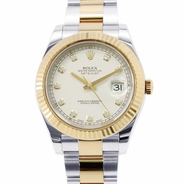 ロレックス デイトジャスト2 116333G ROLEX 腕時計 白文字盤