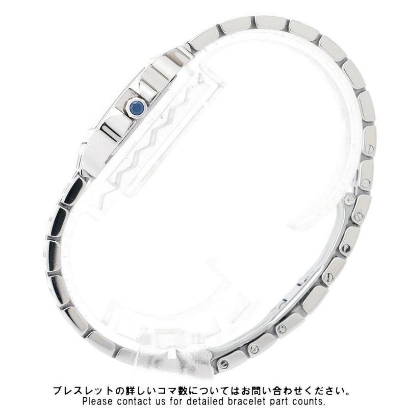 カルティエ サントスドゥモワゼル 2008年クリスマス限定モデル 2000本限定 パープル文字盤