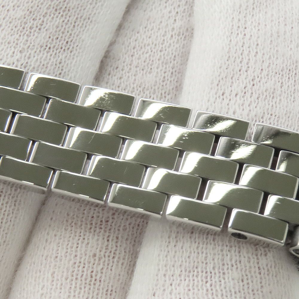 カルティエ サントスドゥモワゼル 2008年クリスマス限定モデル 2000本限定 パープル文字盤