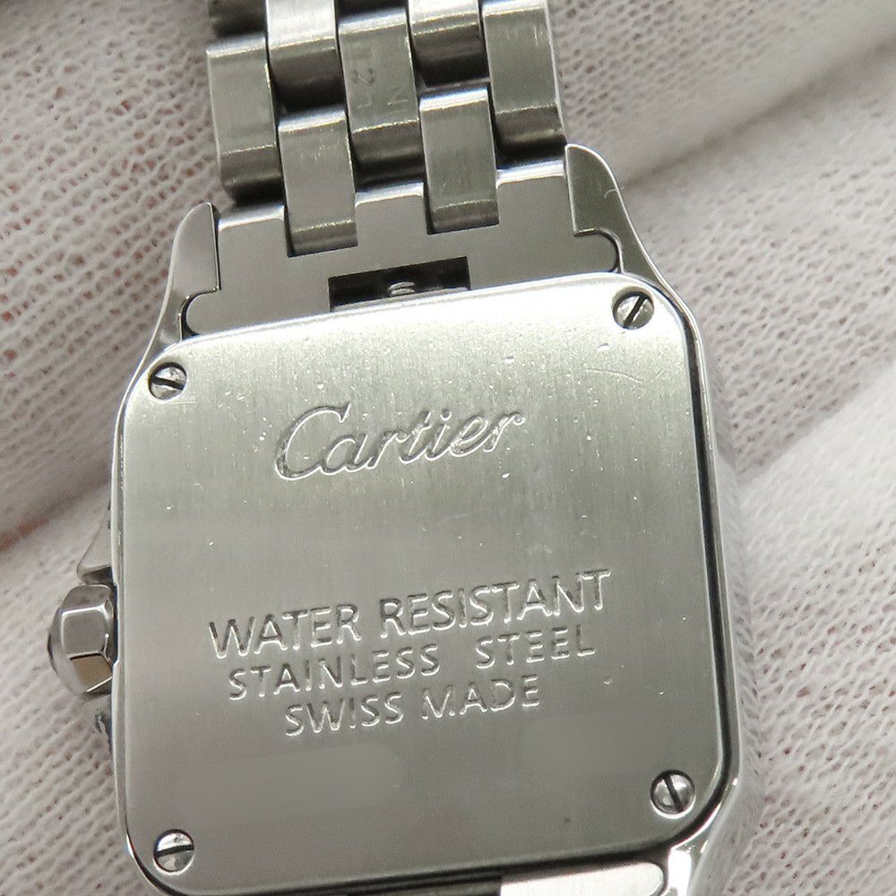 カルティエ サントスドゥモワゼル 2008年クリスマス限定モデル 2000本限定 パープル文字盤