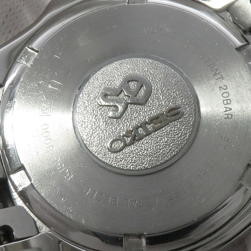 セイコー グランドセイコー 8J56-8000 SEIKO 腕時計 ブルー文字盤