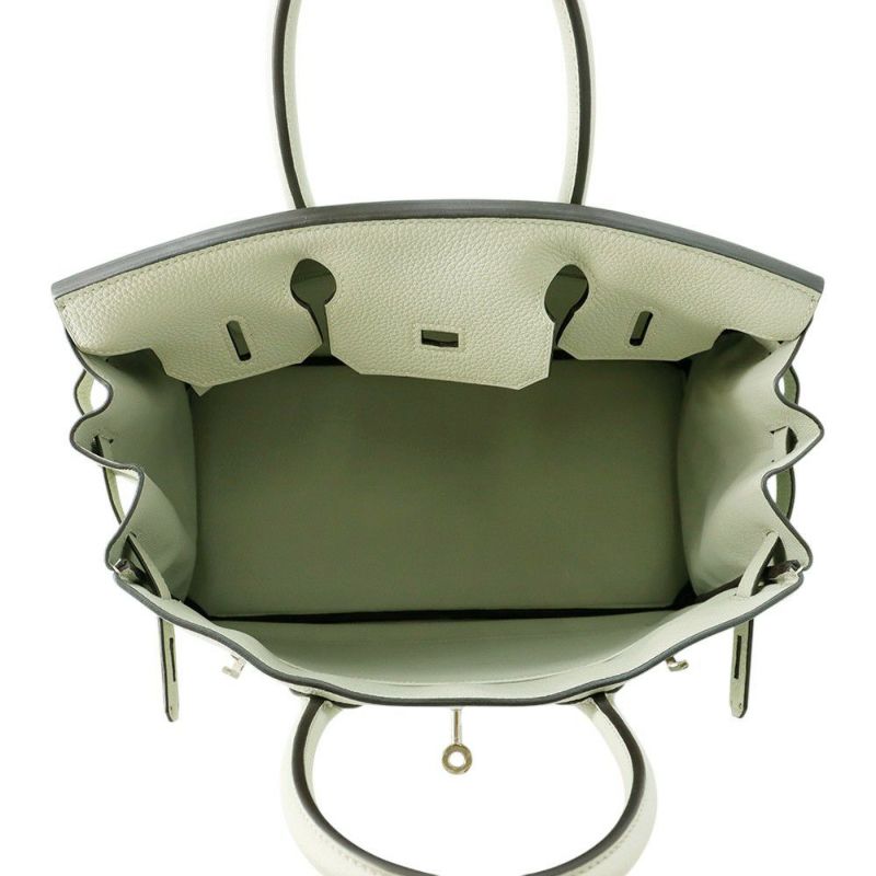 エルメス バーキン30 グリネヴェ/シルバー金具 トゴ B刻印 HERMES Birkin ハンドバッグ