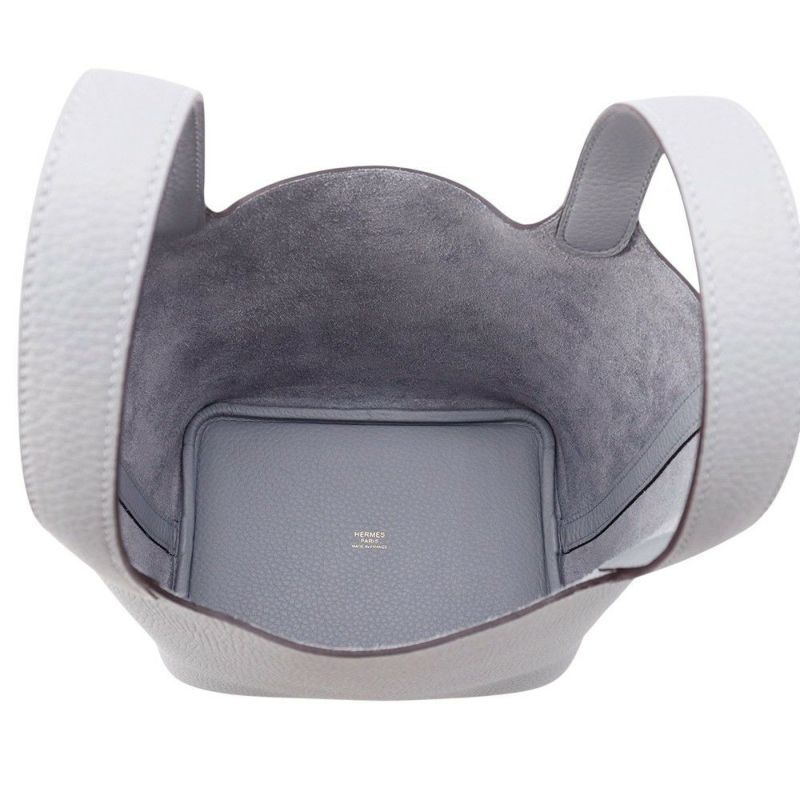 エルメス ハンドバッグ ピコタンロックPM グリパンタン/シャンパンゴールド金具 トリヨンクレマンス K刻印