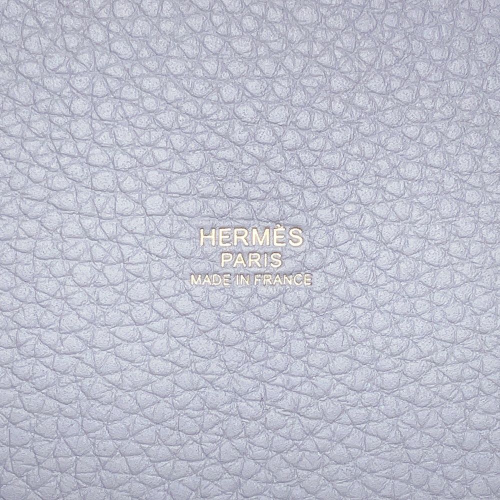 エルメス ハンドバッグ ピコタンロックPM グリパンタン/シャンパンゴールド金具 トリヨンクレマンス K刻印