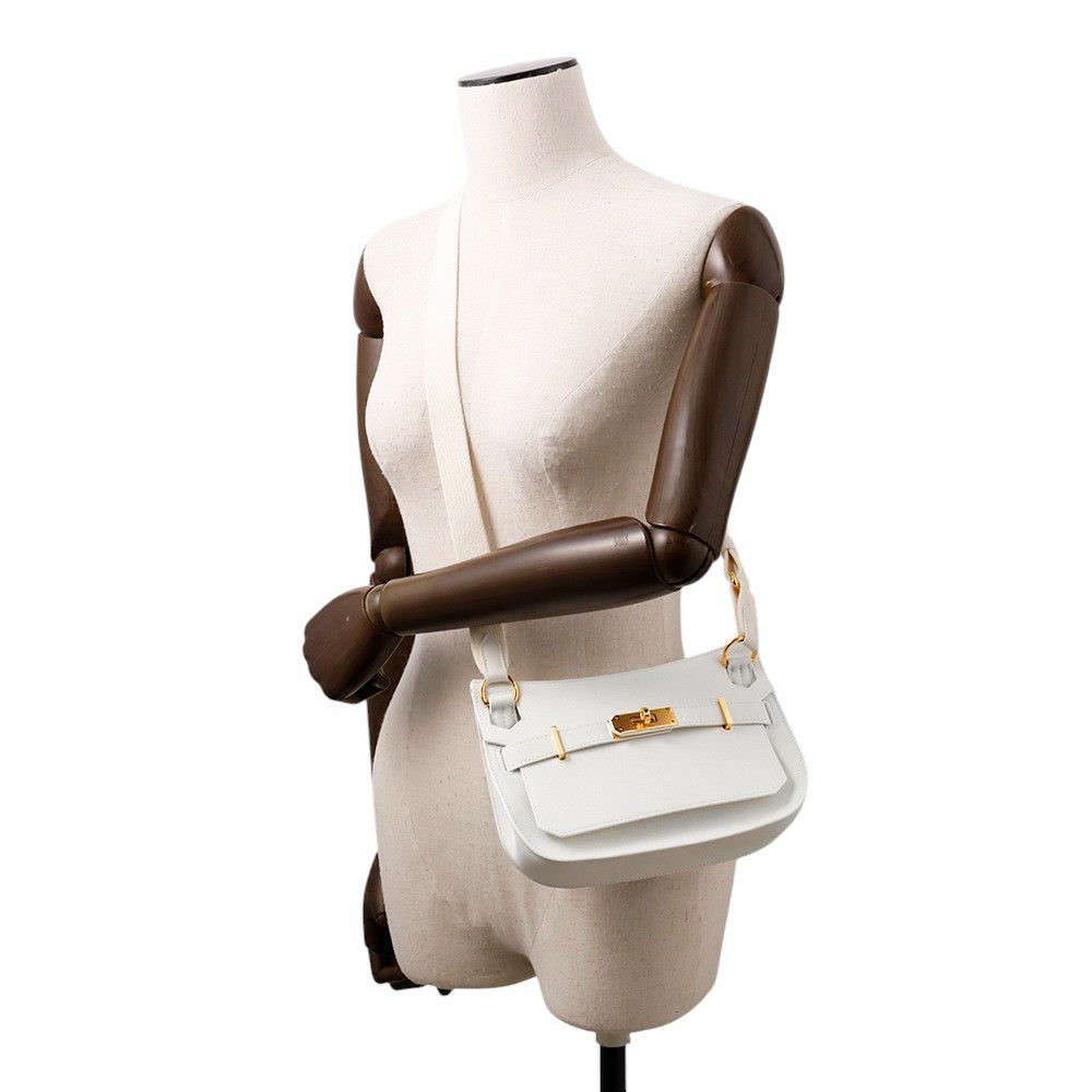 エルメス ジプシエール ミニ ニューホワイト/ゴールド金具 スイフト W刻印