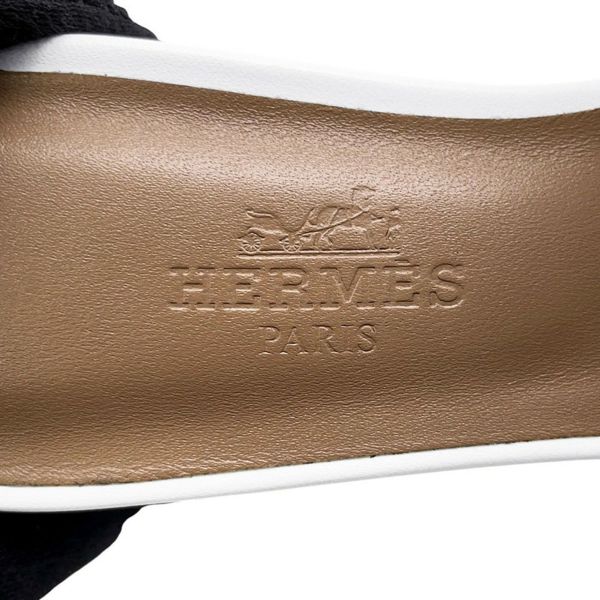 エルメス サンダル オアジス Oasis レザー レディースサイズ34 HERMES 靴 白