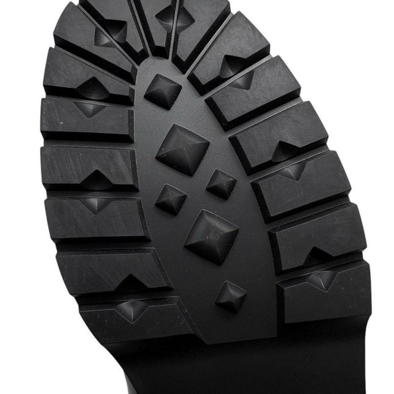 エルメス ショートブーツ ジェフ レザー メンズサイズ41 HERMES 靴 黒