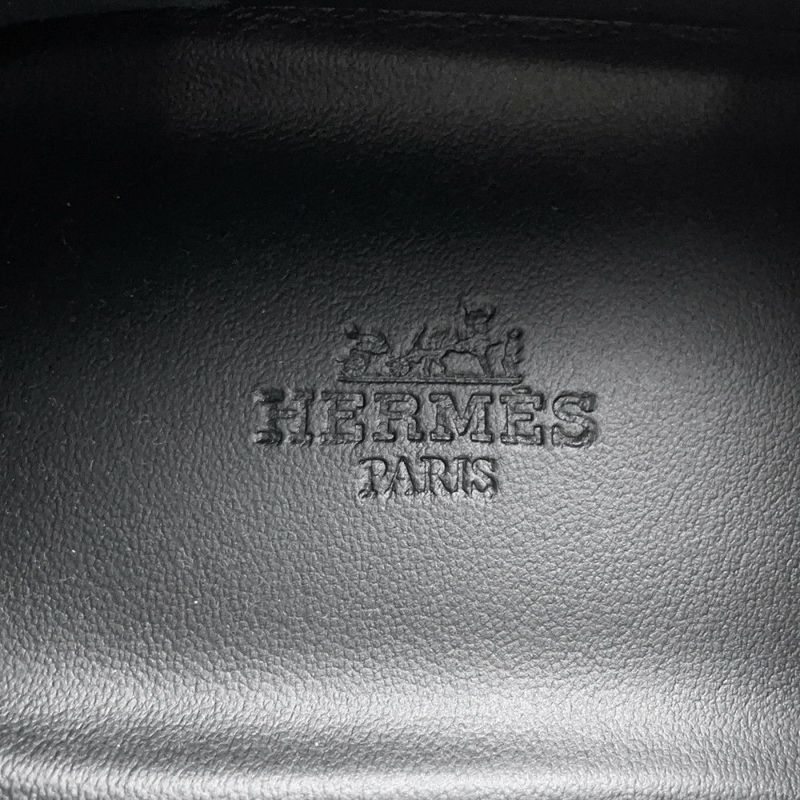 エルメス モカシン ジョブ スエード メンズサイズ42 HERMES 靴 黒