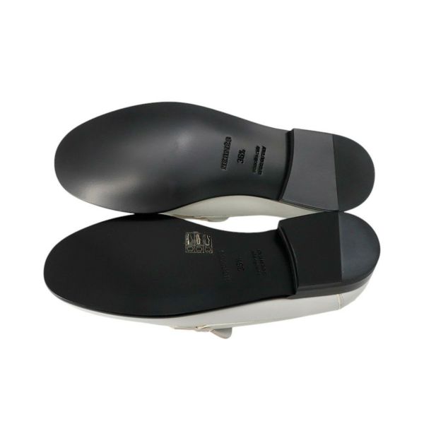 エルメス ローファー ケネディ レザー レディースサイズ36 1/2 HERMES 靴 白