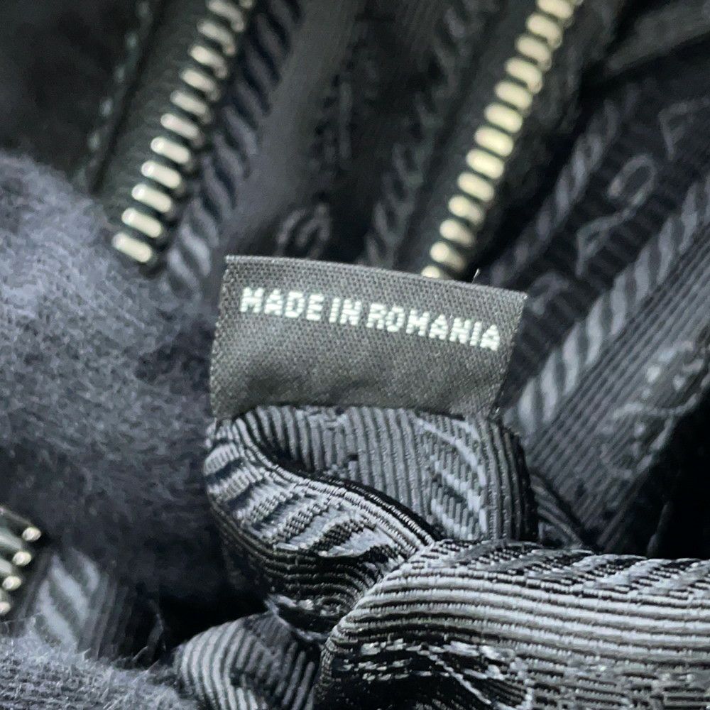 プラダ チェーントートバッグ キルティング ナイロン 1BG017 PRADA 黒