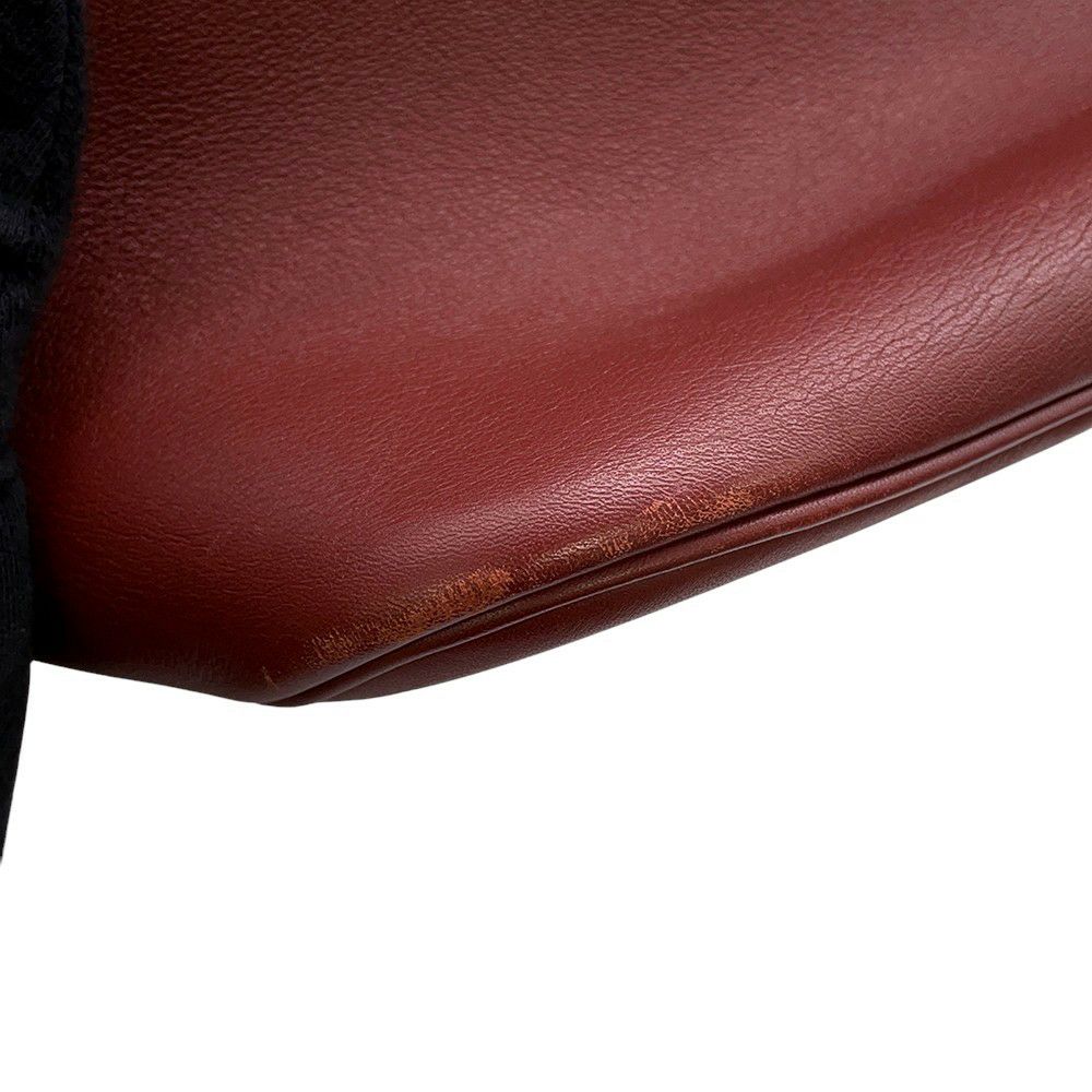 エルメス ハンドバッグ ボリード リラックス 45 ルージュアッシュ/シルバー金具 ヴォーシッキム □K刻印 ソルド品