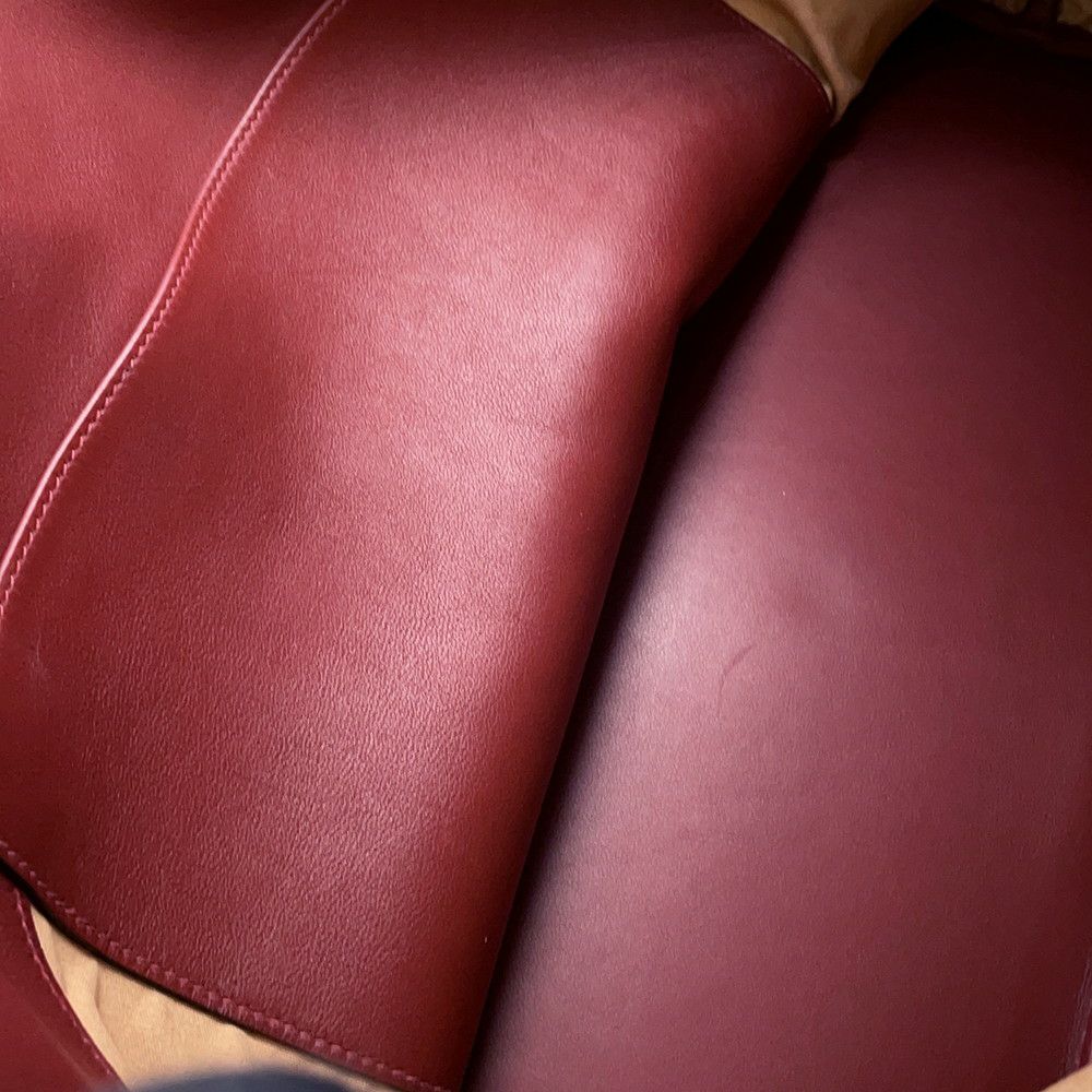 エルメス ハンドバッグ ボリード リラックス 45 ルージュアッシュ/シルバー金具 ヴォーシッキム □K刻印 ソルド品