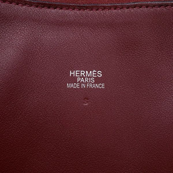 エルメス ハンドバッグ ボリード リラックス 45 ルージュアッシュ/シルバー金具 ヴォーシッキム □K刻印 ソルド品