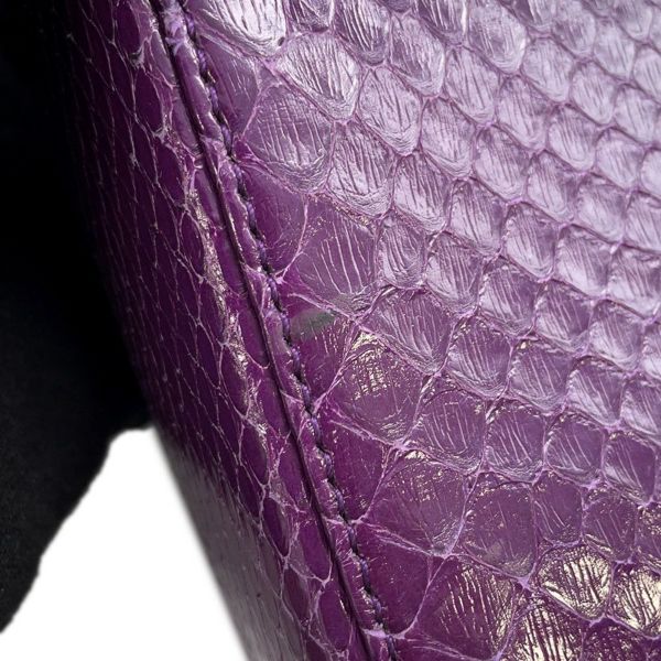 クリスチャン・ディオール ハンドバッグ レディディオール カナージュ ミニ パイソン Christian Dior 2wayショルダー