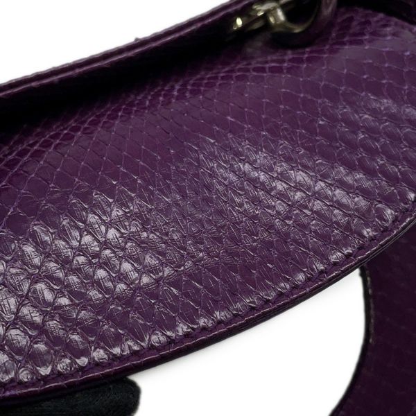 クリスチャン・ディオール ハンドバッグ レディディオール カナージュ ミニ パイソン Christian Dior 2wayショルダー