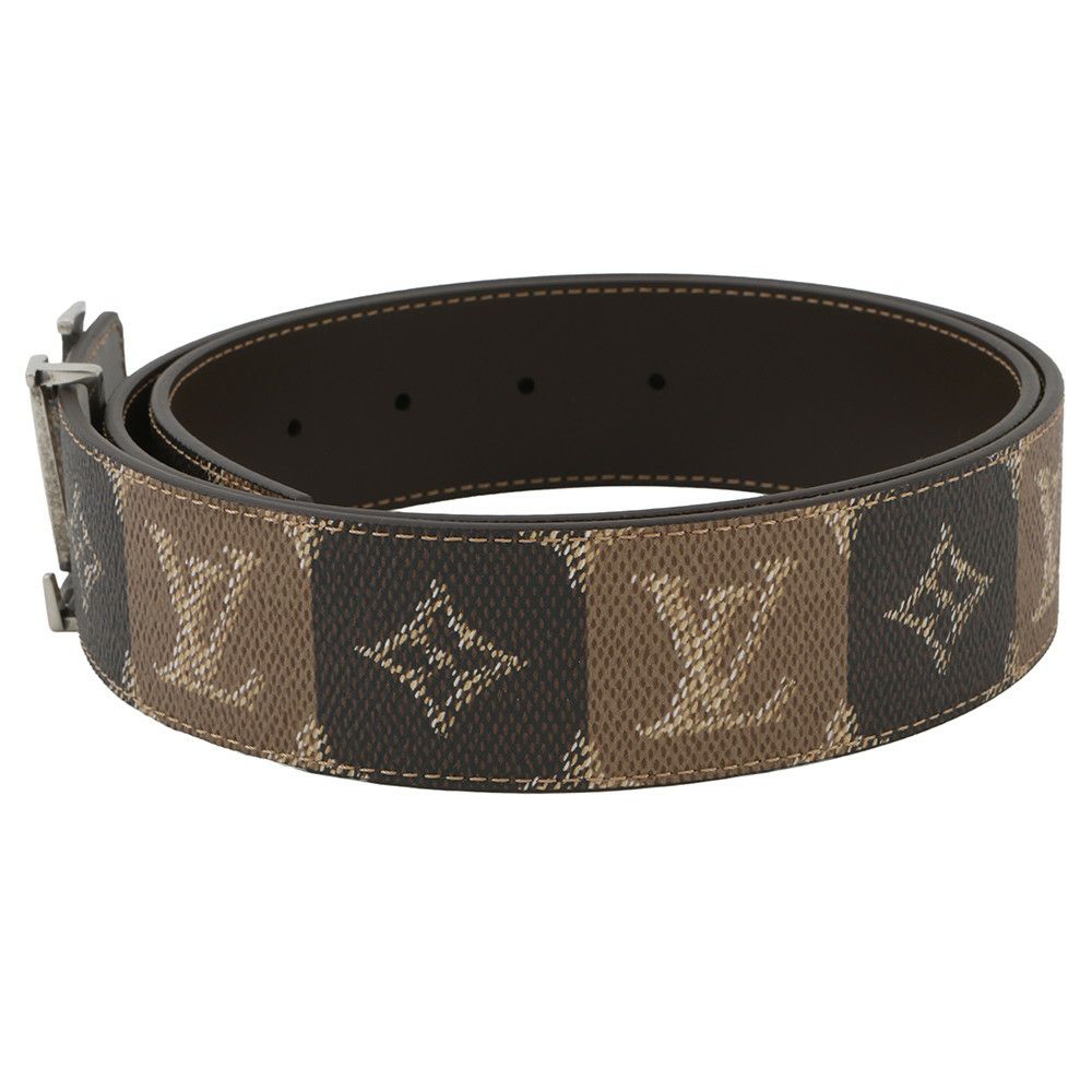 ルイヴィトン べルト LV イニシャル カレッジ モノグラム・ヘリテージ リバーシブル サイズ90 M4381U LOUIS VUITTON メンズ