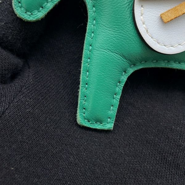 エルメス バッグチャーム ロデオPM ペガサス ミント/セサミ/ブルーペール ラムスキン Z刻印