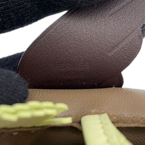 エルメス バッグチャーム ロデオPM ペガサス エトゥープ/ジョーヌミルトン/ルージュセリエ ラムスキン B刻印