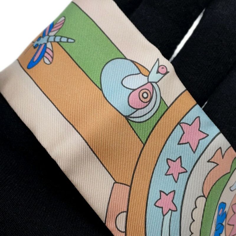 エルメス スカーフ ツイリー 森のささやき Les Murmures de la Foret HERMES シルクツイル 2023春夏