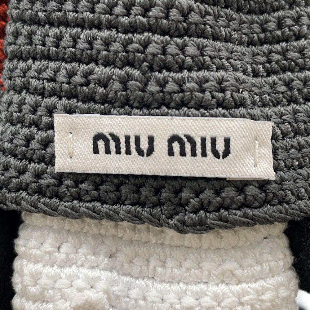 ミュウミュウ バッグチャーム テクニカルヤーントリック 5TT260 Miu Miu チャーム